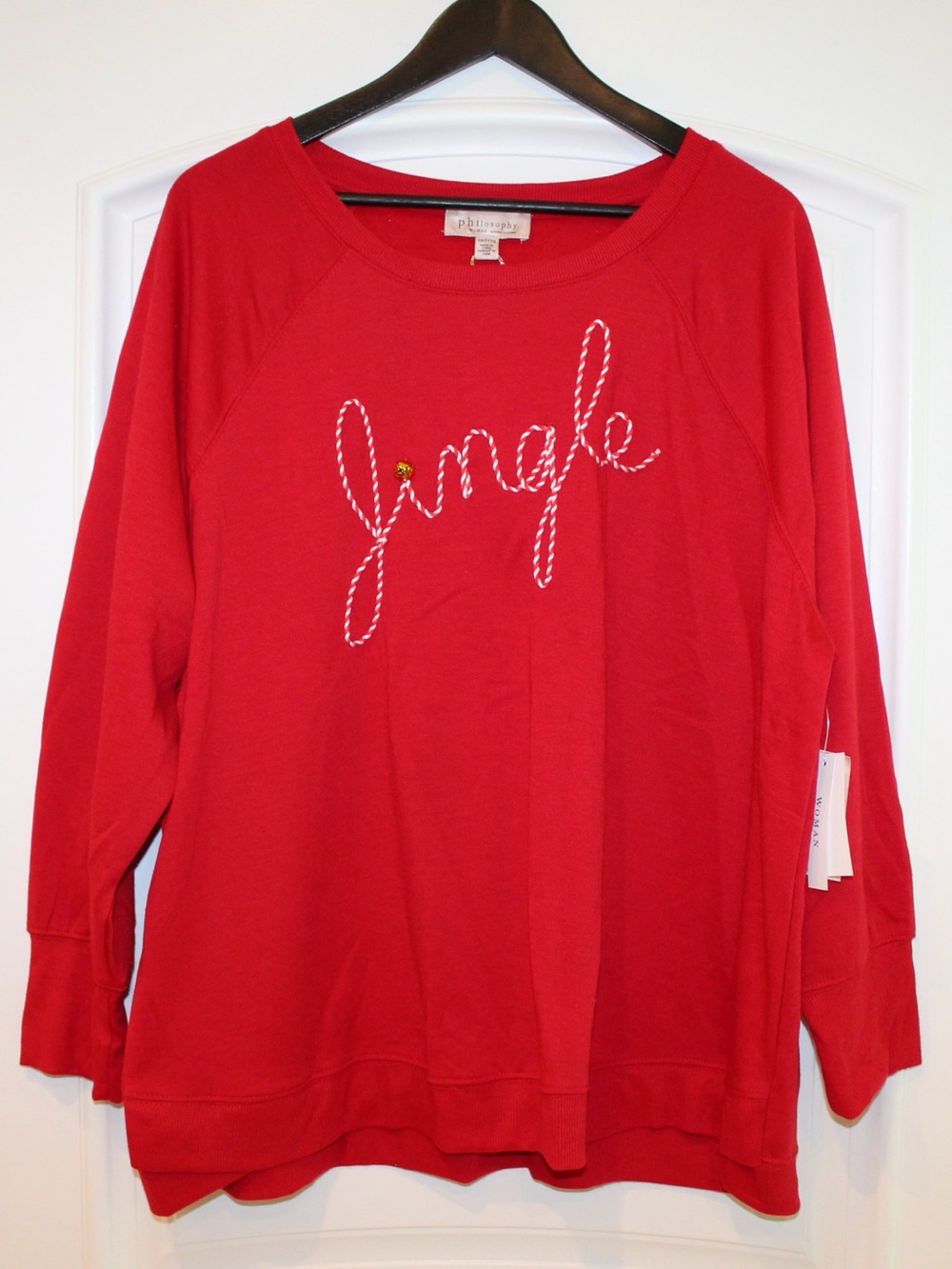 Philosophy “Jingle” sweatshirt (women’s 3X) (NWT)